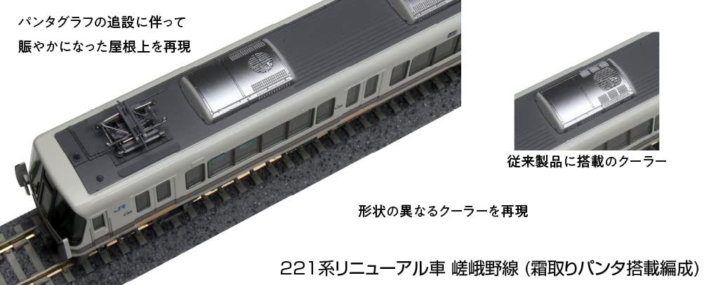Amazon | KATO Nゲージ 221系リニューアル車 嵯峨野線 霜取りパンタ
