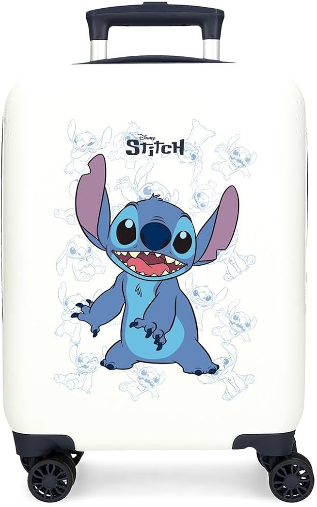 Amazon | Disney Joumma Happy Stitchキャビンスーツケース, ホワイト