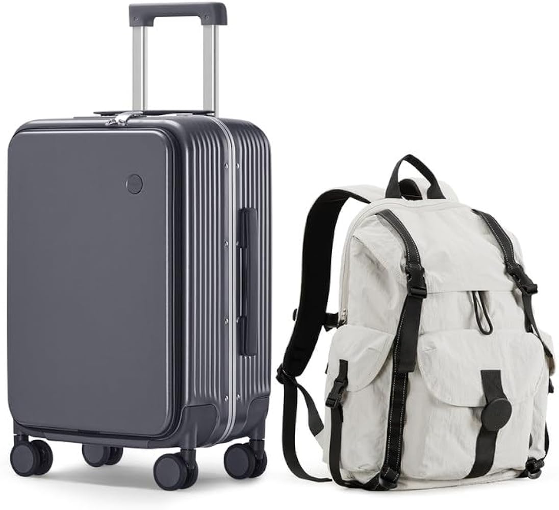 Amazon.com | mixi 20 Inch Carry On Luggage with Cup Holder and 18