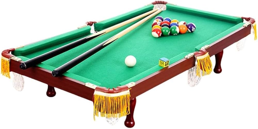 Amazon.co.jp: Hubiuyo ビリヤード台、家庭用屋内ミニ折りたたみ式
