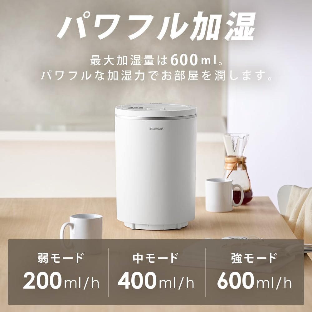 Amazon.co.jp: 【Amazon.co.jp限定】アイリスオーヤマ 加湿器 スチーム