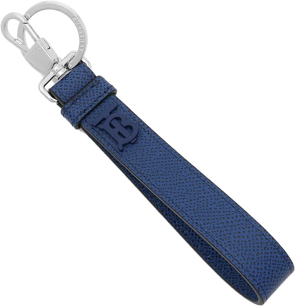 Amazon.co.jp: [BURBERRY] [バーバリー] キーリング ネイビー メンズ