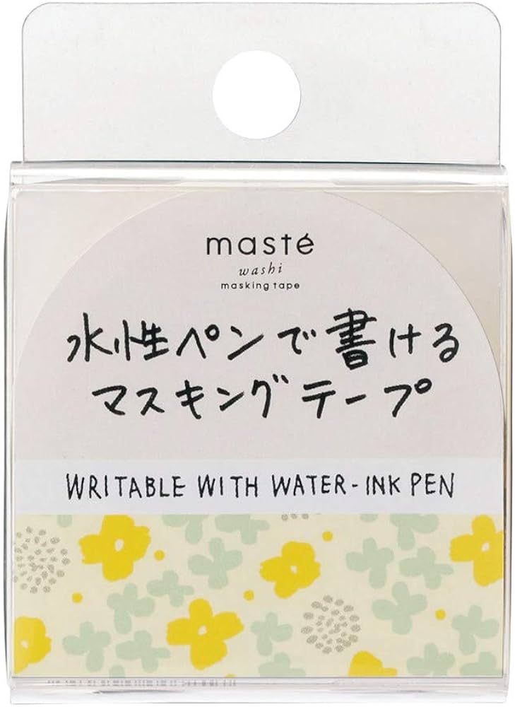 Amazon.co.jp: 水性ペンで書けるマスキングテープ/小巻/マステ 15mm