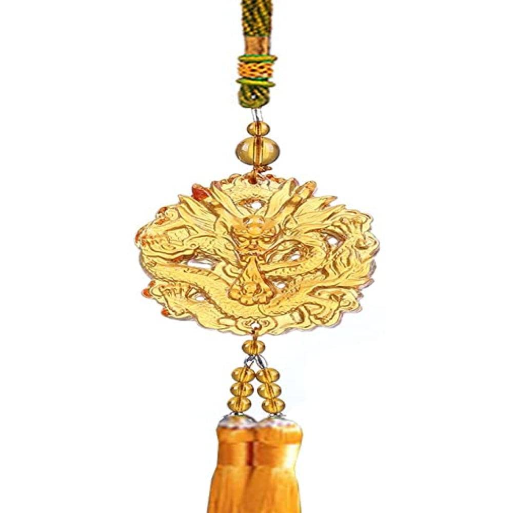 Amazon.co.jp: Gavit 瑠璃ガラス 風水グッズ 龍のお守り 魔除け 開運