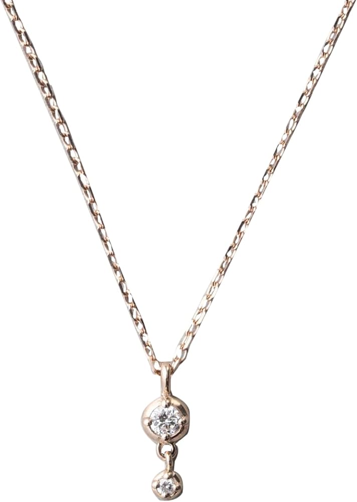 Amazon | (エテ) ete K10MPG ダイヤモンド ネックレス「ミストピンク