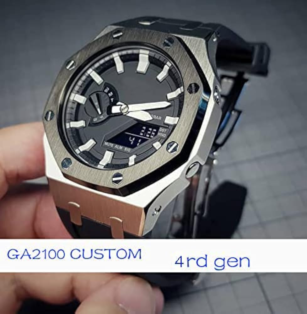 Amazon.co.jp: GA2100 第四世代 時計 ベゼル バンド 腕時計交換用 G