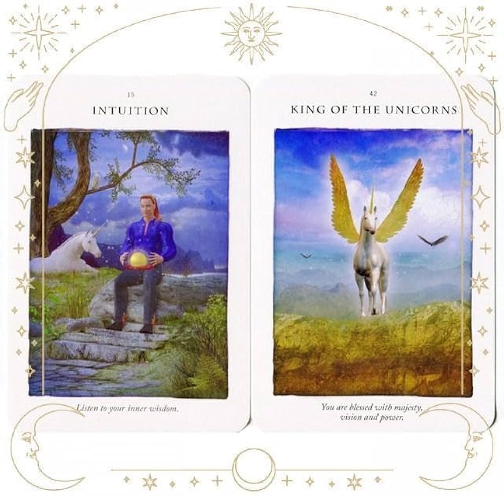 Amazon.co.jp: 品海外美麗デッキユニコーン ペガサス オラクルカード