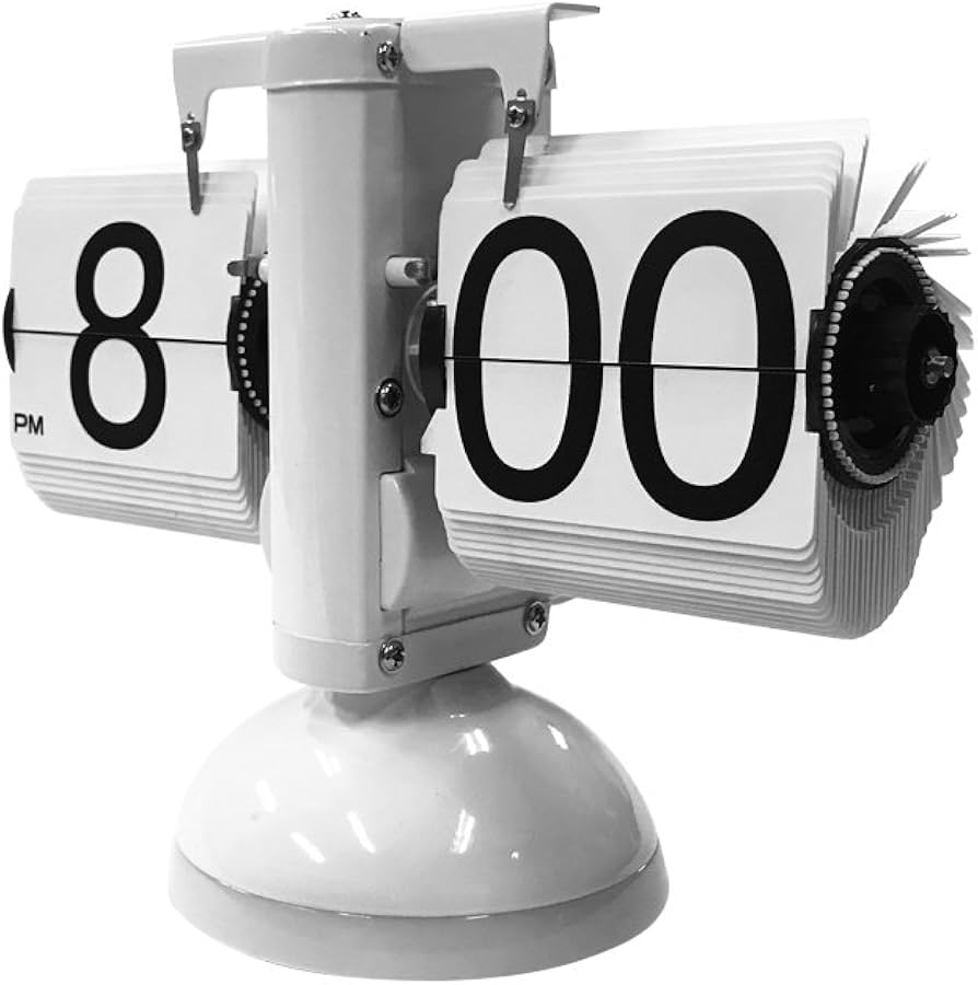 Amazon.co.jp: パタパタ時計 音センサーライト フリップクロック