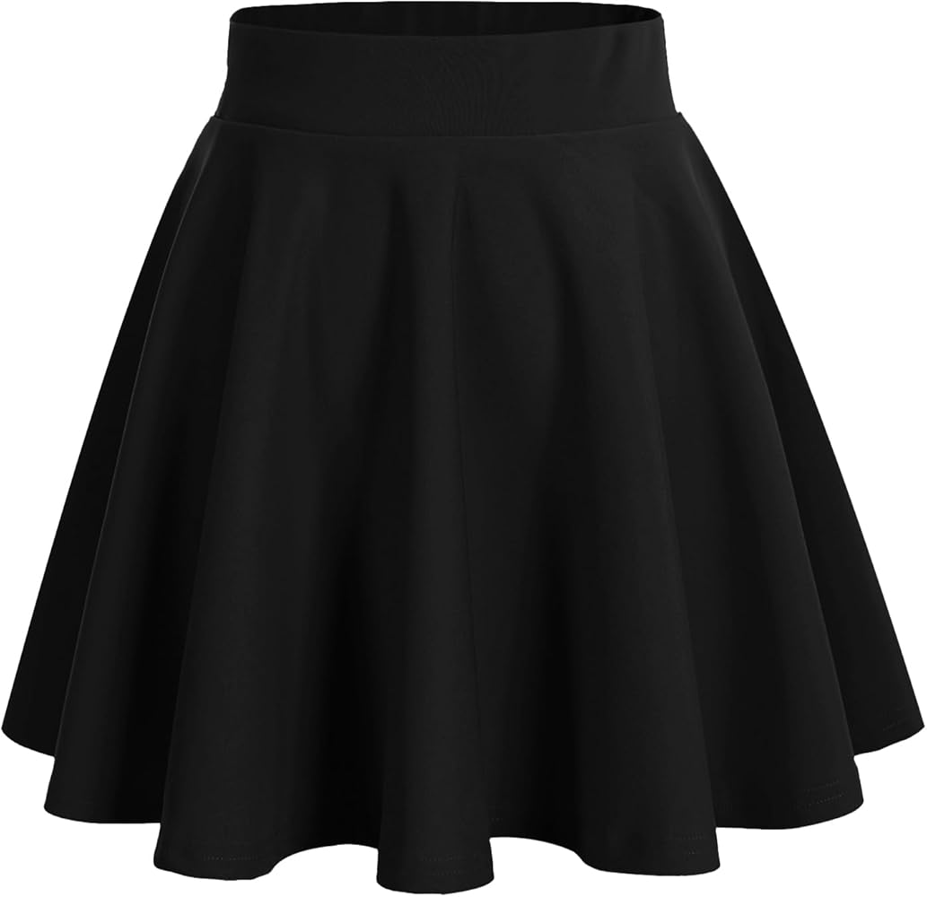 Amazon.com: DRESSTELLS Women's Casual Mini Skirt, FLL Flowy High