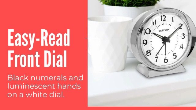 Amazon.com: Westclox Classic Baby Ben Alarm Clock - Authentic 1964