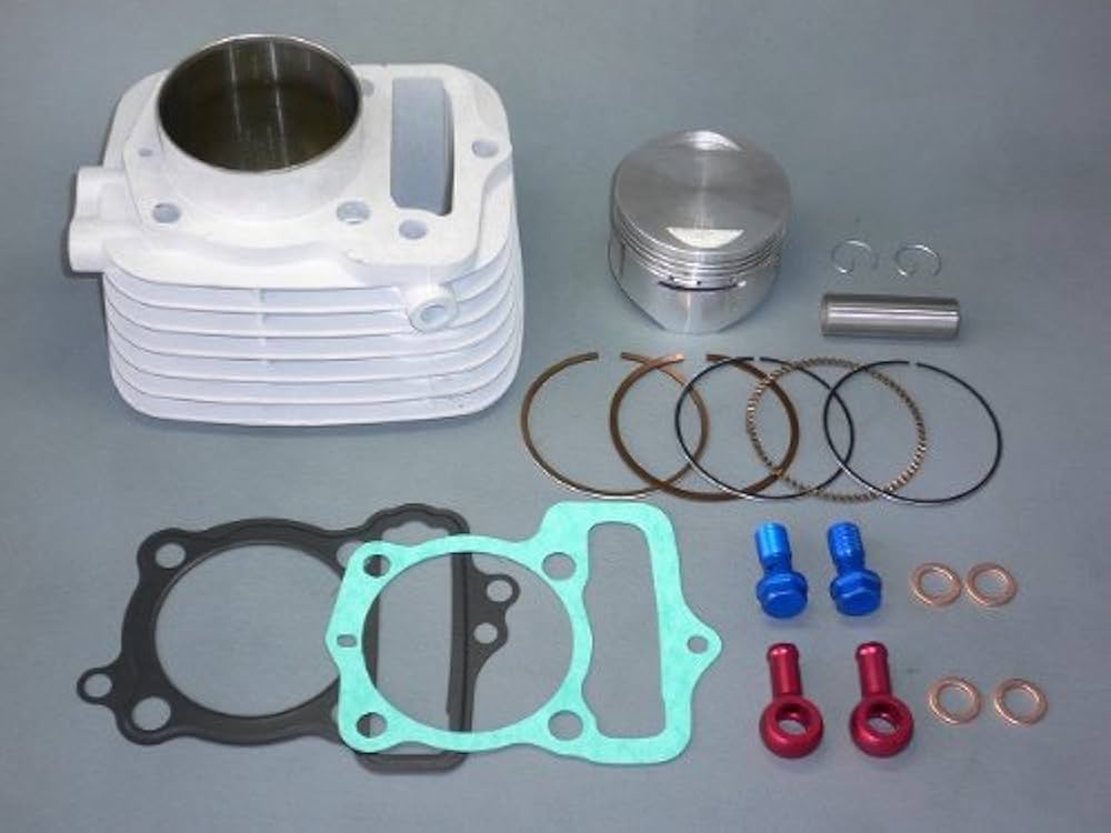 Amazon.co.jp: エイプape100用(57mm)115ccボアアップキット : 車＆バイク