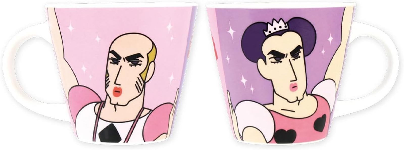 Amazon.co.jp: クレヨンしんちゃんペアマグカップ マカオとジョマ