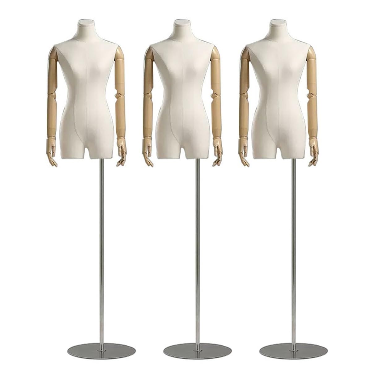 Amazon.co.jp: 3個 マネキン 上半身 トルソー レデ ィース 取り外し