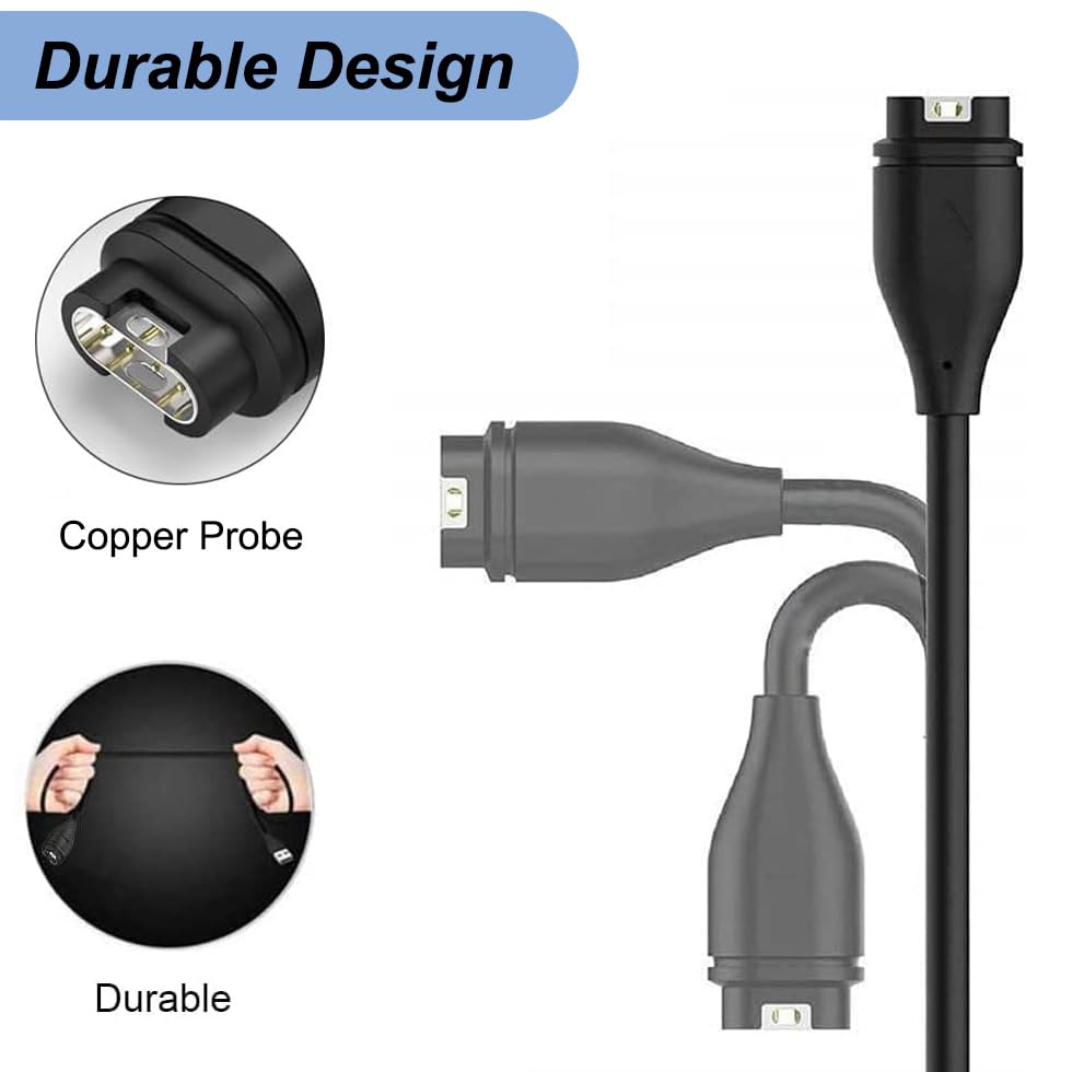 Amazon.co.jp: Garmin Vivoactive 6/5/4/4s/3用充電器、交換用USB充電