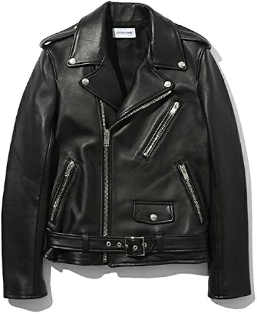 Amazon.co.jp: [リチウムオム] LAMB LEATHER W-RIDERS ラムレザー