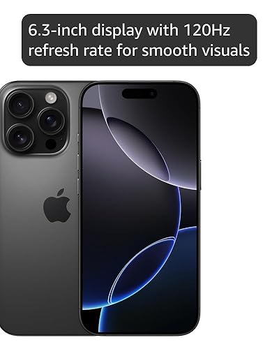 Amazon.com: Apple iPhone 16 Pro, US Version, 1TB, Black Titanium