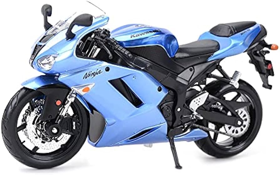 Amazon.co.jp: 1:12カワサキニンジャZX-6Rブルーダイキャストビークル