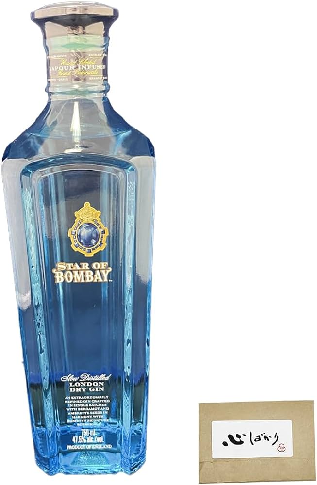 Amazon.co.jp: バカルディ スター オブ ボンベイ ジン 750ml 国内終売