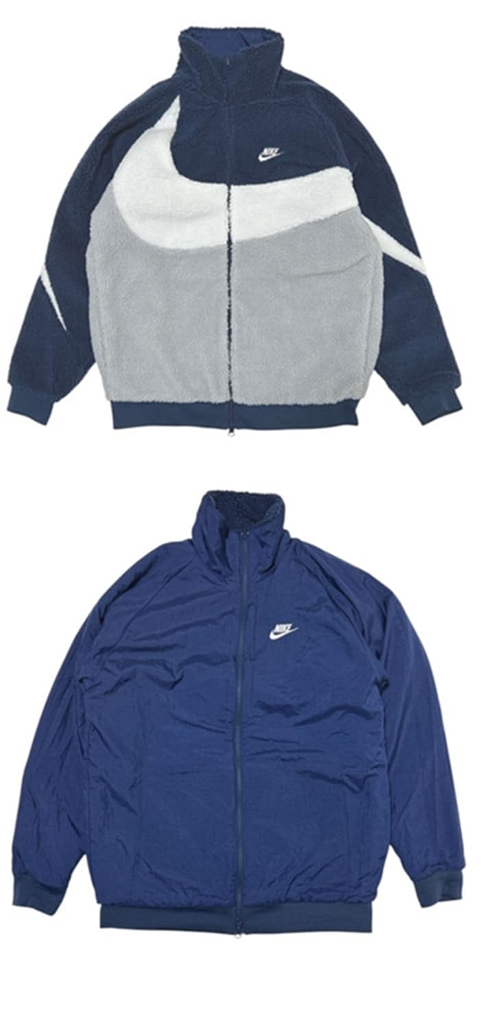 Amazon | NIKE ナイキ ビッグスウッシュ 厚手ハイロフトフリース