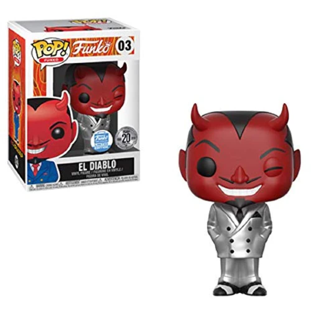 Amazon.com: Pop El Diablo (Silver Suit) Funko Exclusive #03 : Toys