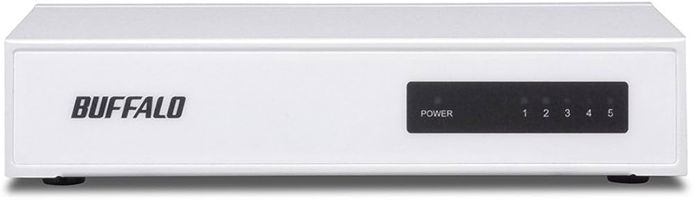 Amazon | バッファロー BUFFALO 10/100Mbps対応 金属筺体 電源内蔵 5
