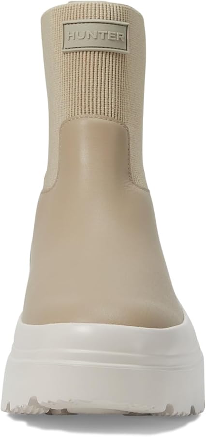 Amazon.com | Hunter Womens Explorer Chelsea Flatform Boot Alloy