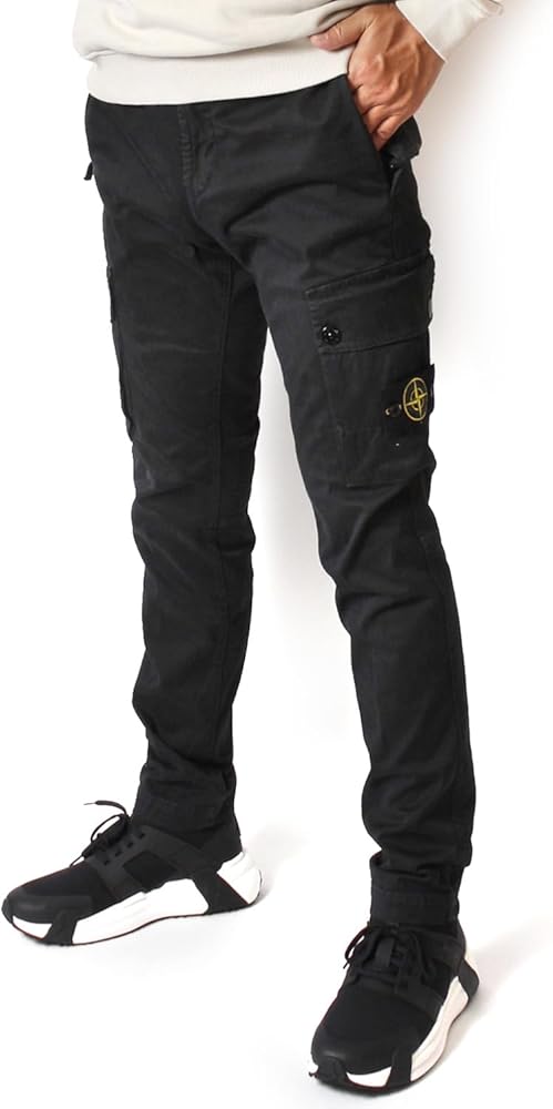 Amazon.co.jp: [ストーンアイランド] バッジワッペン付き ストレッチ