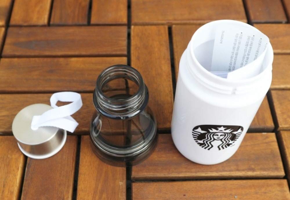 Amazon | 海外限定 スタバ ホワイトサニーストラップ ウォーターボトル