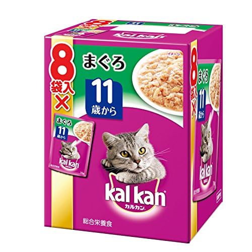 Amazon.co.jp: カルカン パウチ 11歳から まぐろ 70g×8袋入 : ペット用品