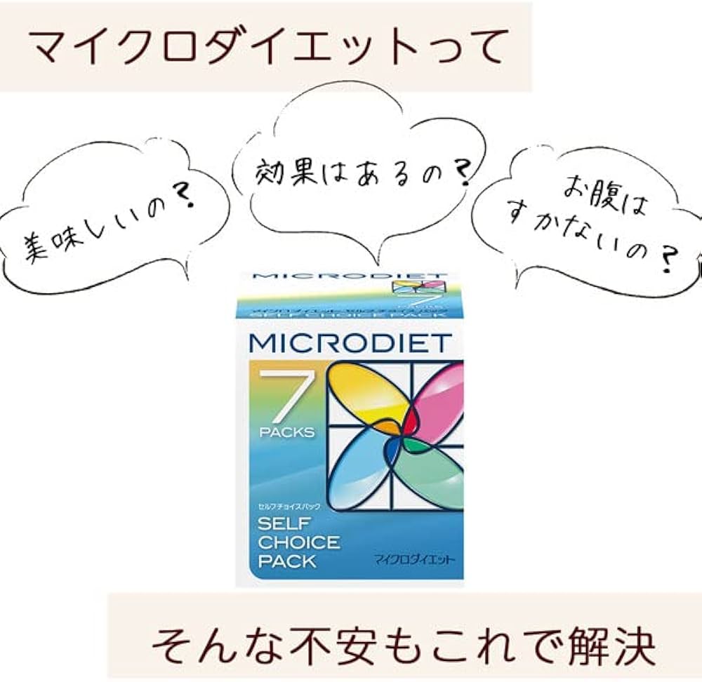 Amazon.co.jp: マイクロダイエット 7日間お試しセット（7食）（AXFEA1
