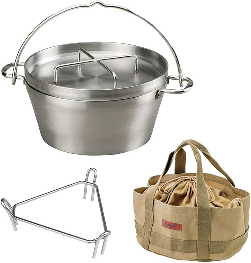 Amazon | ソト(SOTO) 日本製 (燕三条産) ダッチオーブン ステンレス