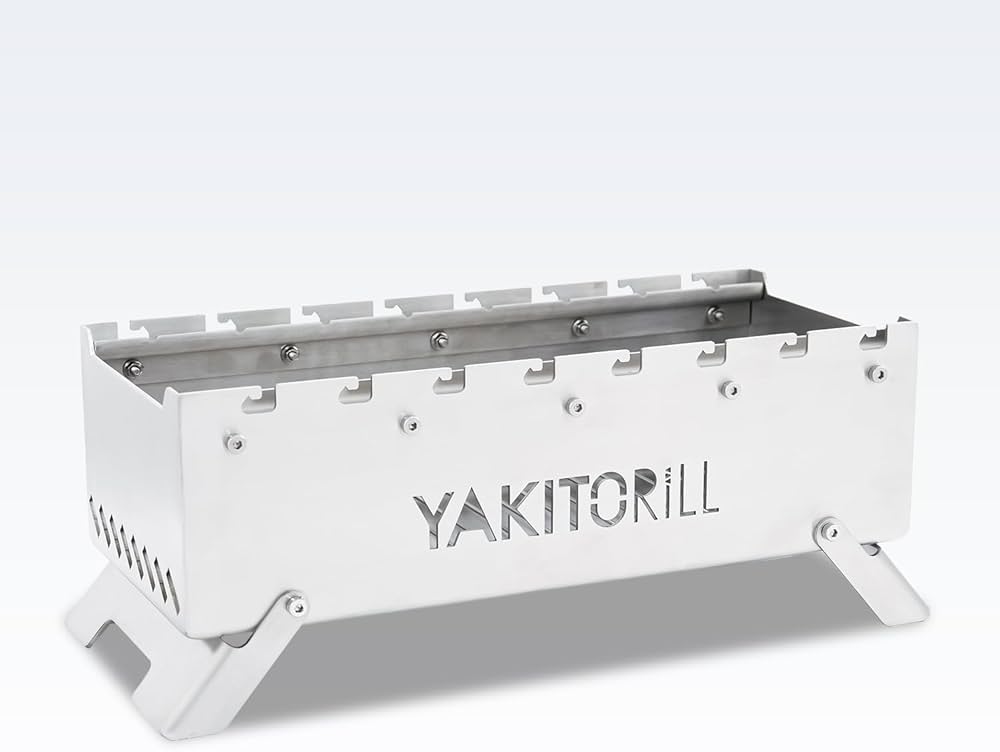 Amazon | YAKITORiLL ヤキトリル 炭火 焼き鳥グリル アウトドア 焼鳥機