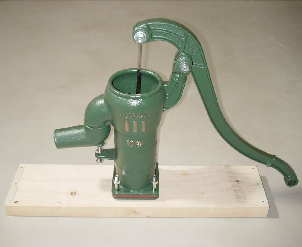 Amazon | 川本 手押しポンプ 堀井戸型 台板付 KR-D 32 | 給水・排水