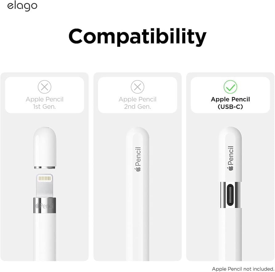 Amazon.com: elago Classic Pencil Case Compatible with Apple Pencil