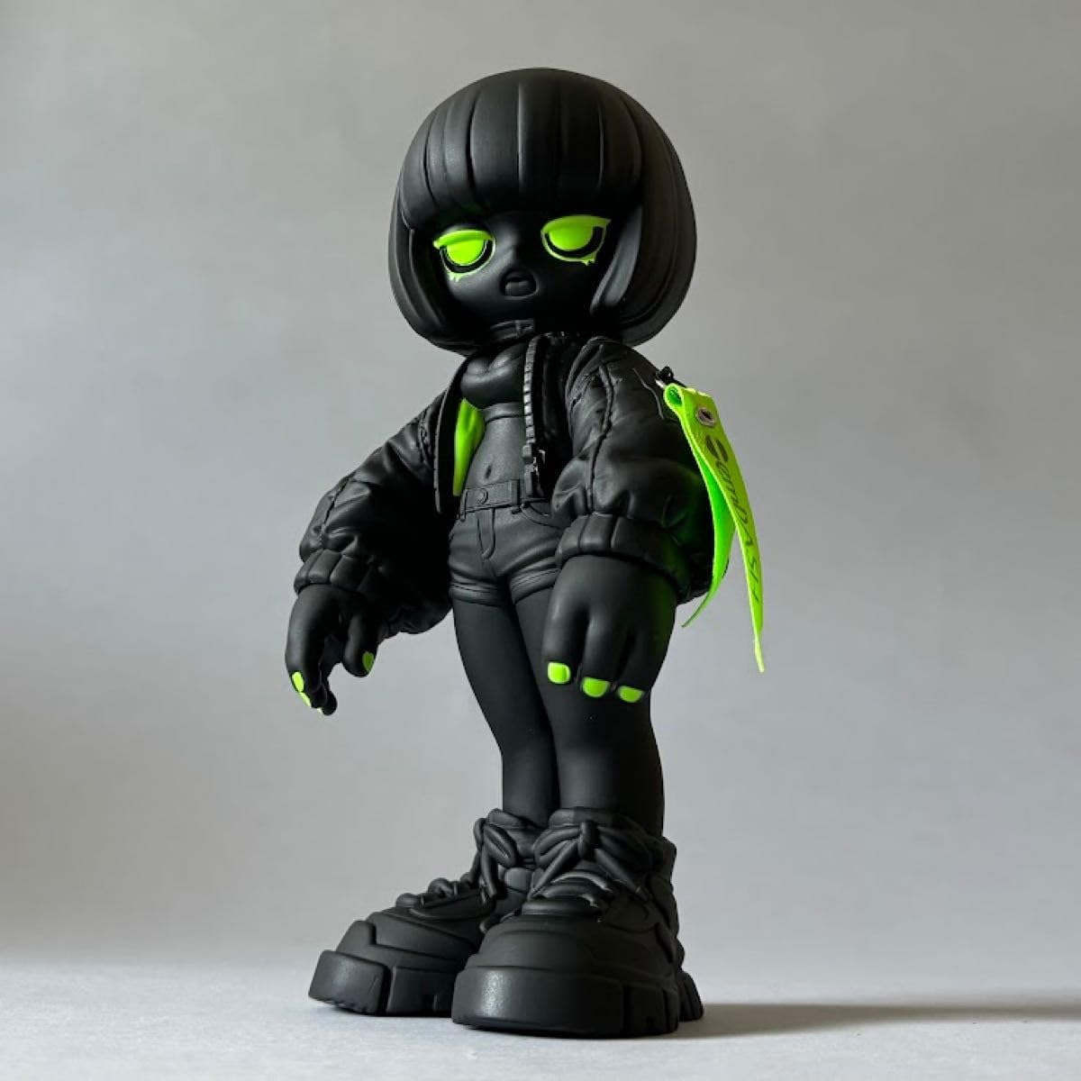 emDASH MOVE LP HYPE GREEN MATTE BLACK