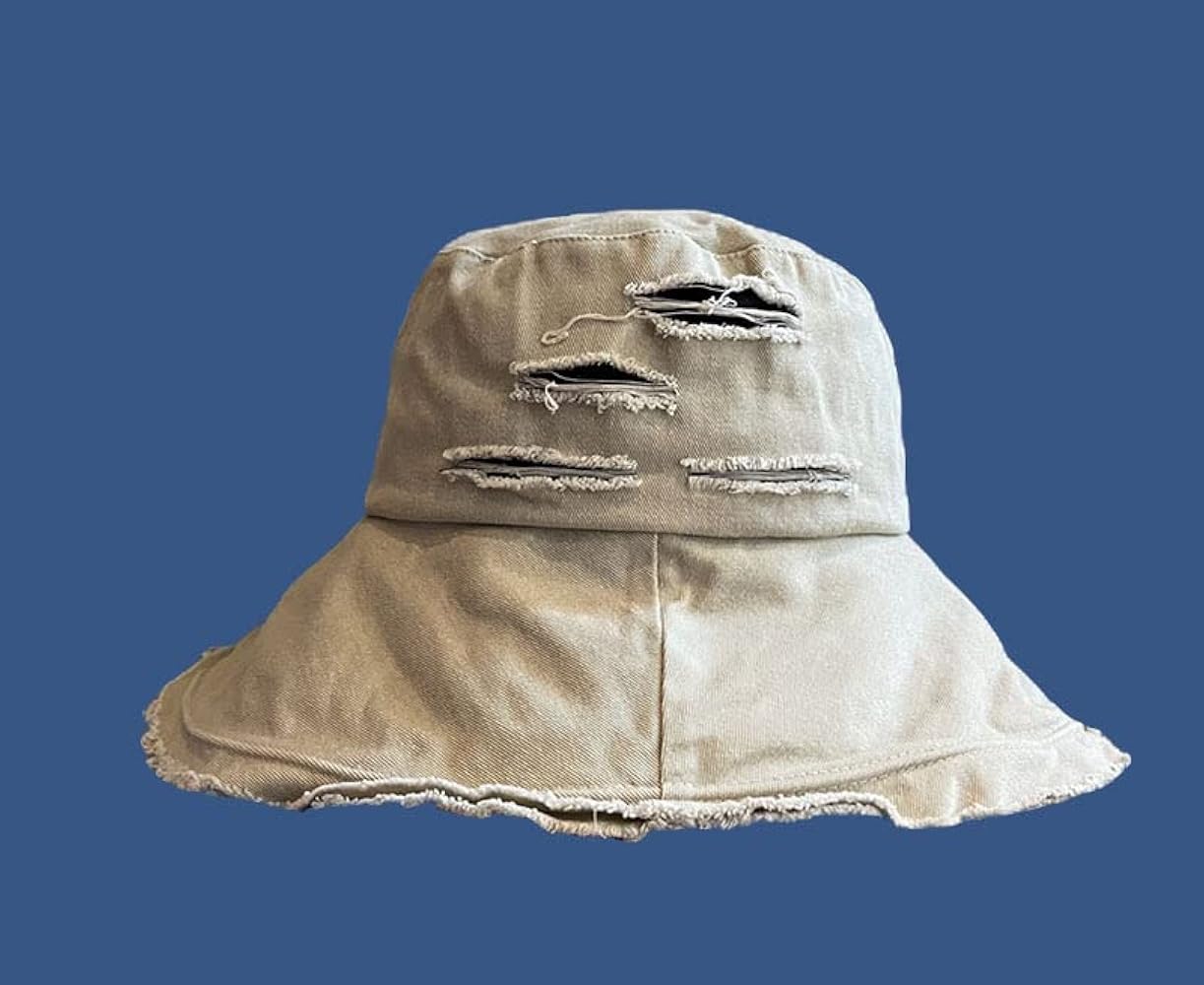 Men's Japanese 90s Vintage Bucket Hats Summer Casual Wide Brim