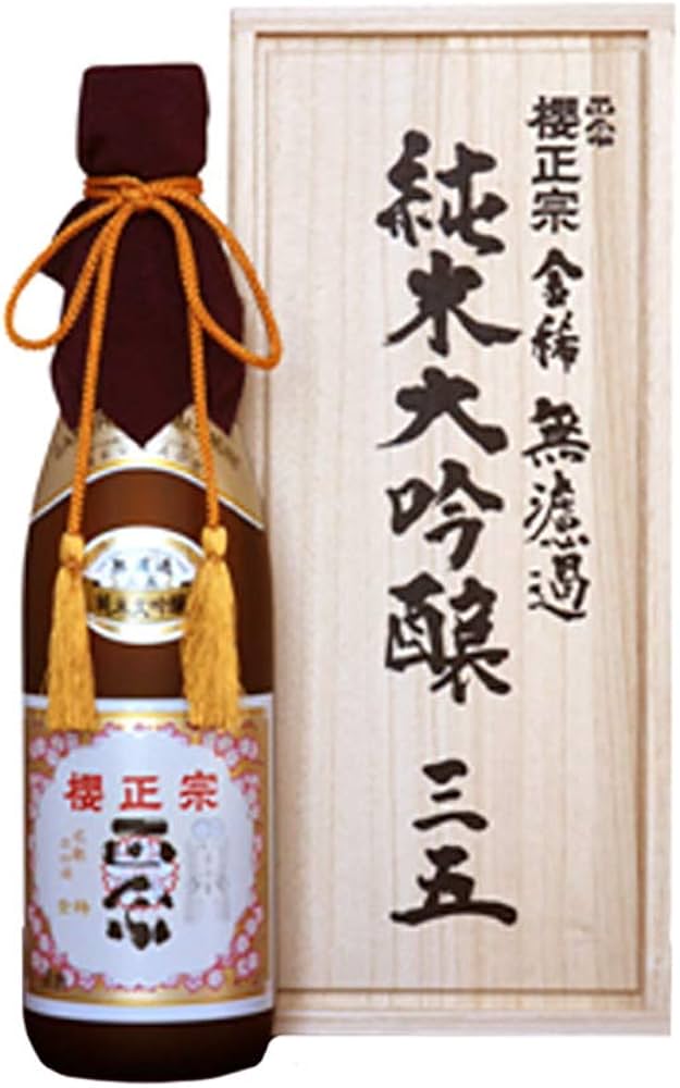 Amazon.co.jp: 金稀 無濾過 純米大吟醸 三五720ml : 食品・飲料・お酒