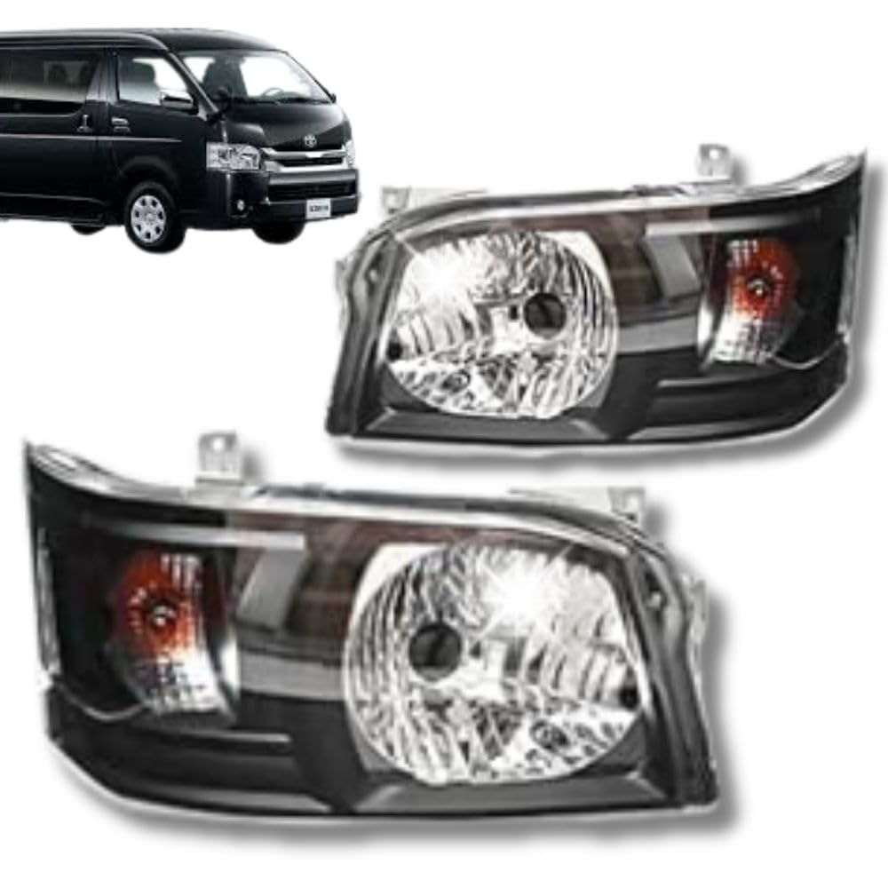 Amazon | MORASTYLE ヘッドライト トヨタ 200系 ハイエース 1型 2型