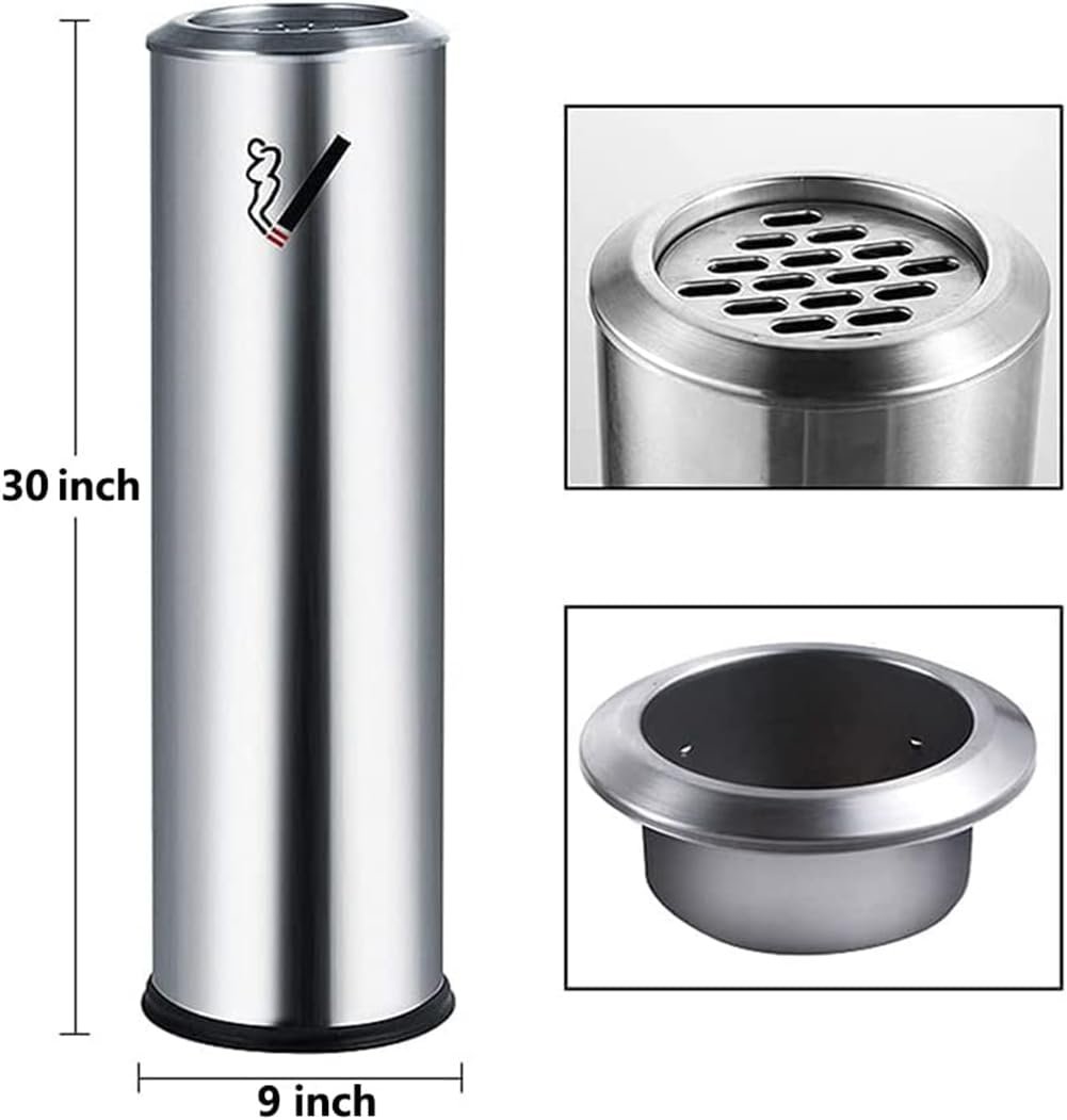 Amazon.co.jp: ESGT スタンド灰皿 アウトドア パティオ用 背の高い外側