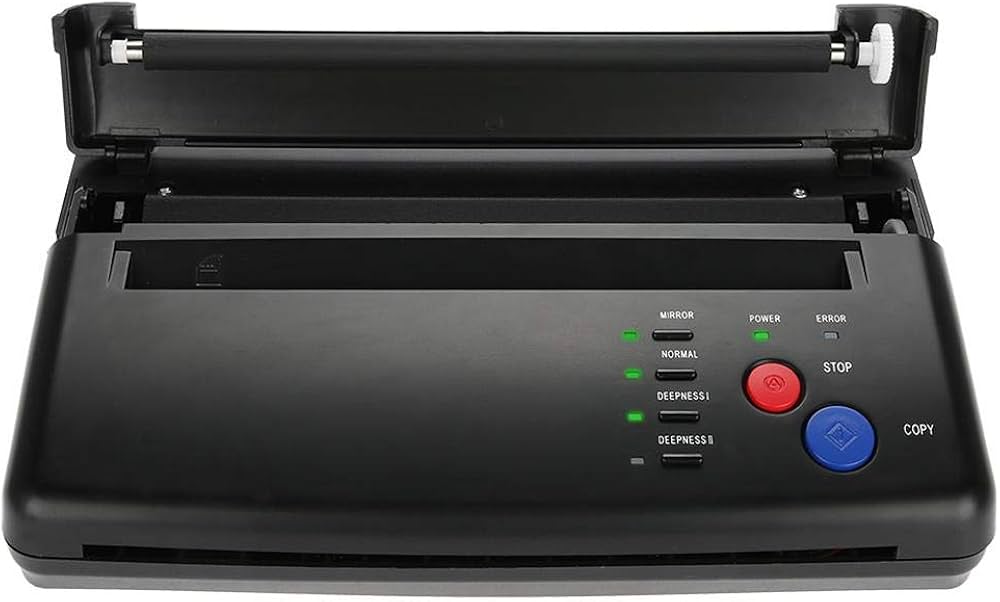 Amazon.co.jp: タトゥー転写ステンシルマシン、タトゥーサーマルコピー