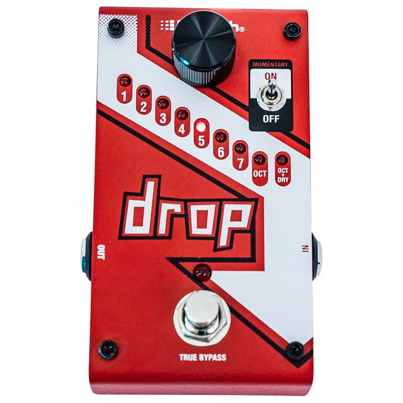 Digitech Drop - 7段階のピッチシフトが可能なポリフォニック・ピッチ