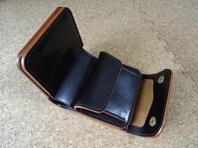 Amazon.co.jp: ロブスタレザーWalletシェルコードバンrobustaleather