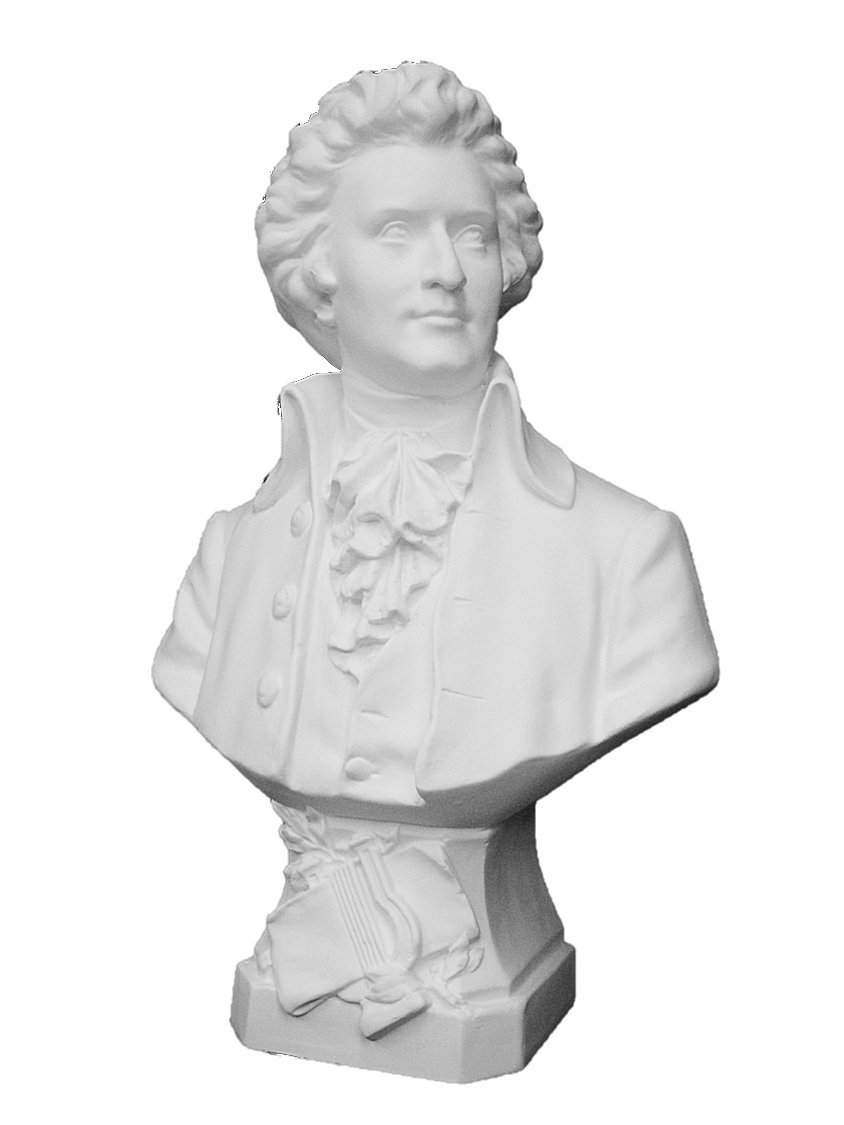 Amazon.co.jp: 石膏像 K－190 モーツァルト胸像（特大） H