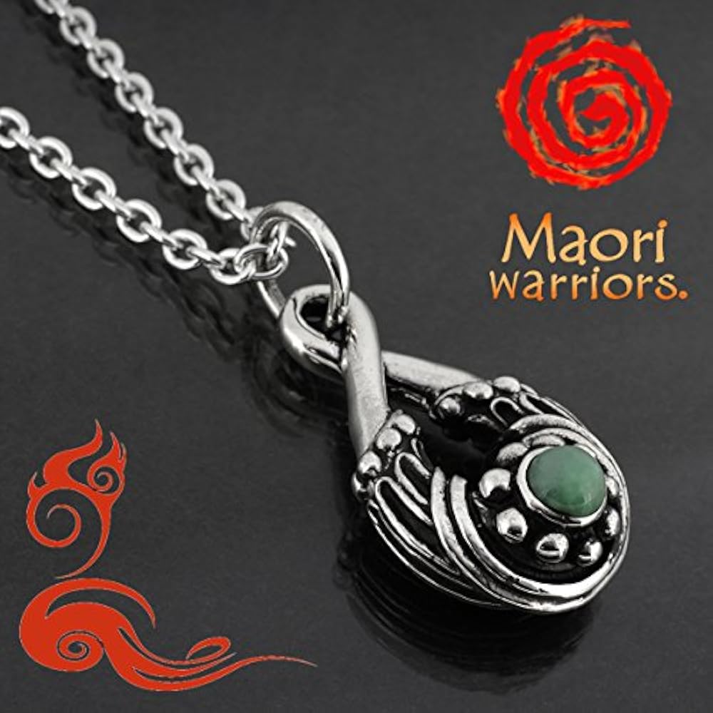 Amazon | [マオリウォリアーズ]Maori warriors Jade お守り シルバー