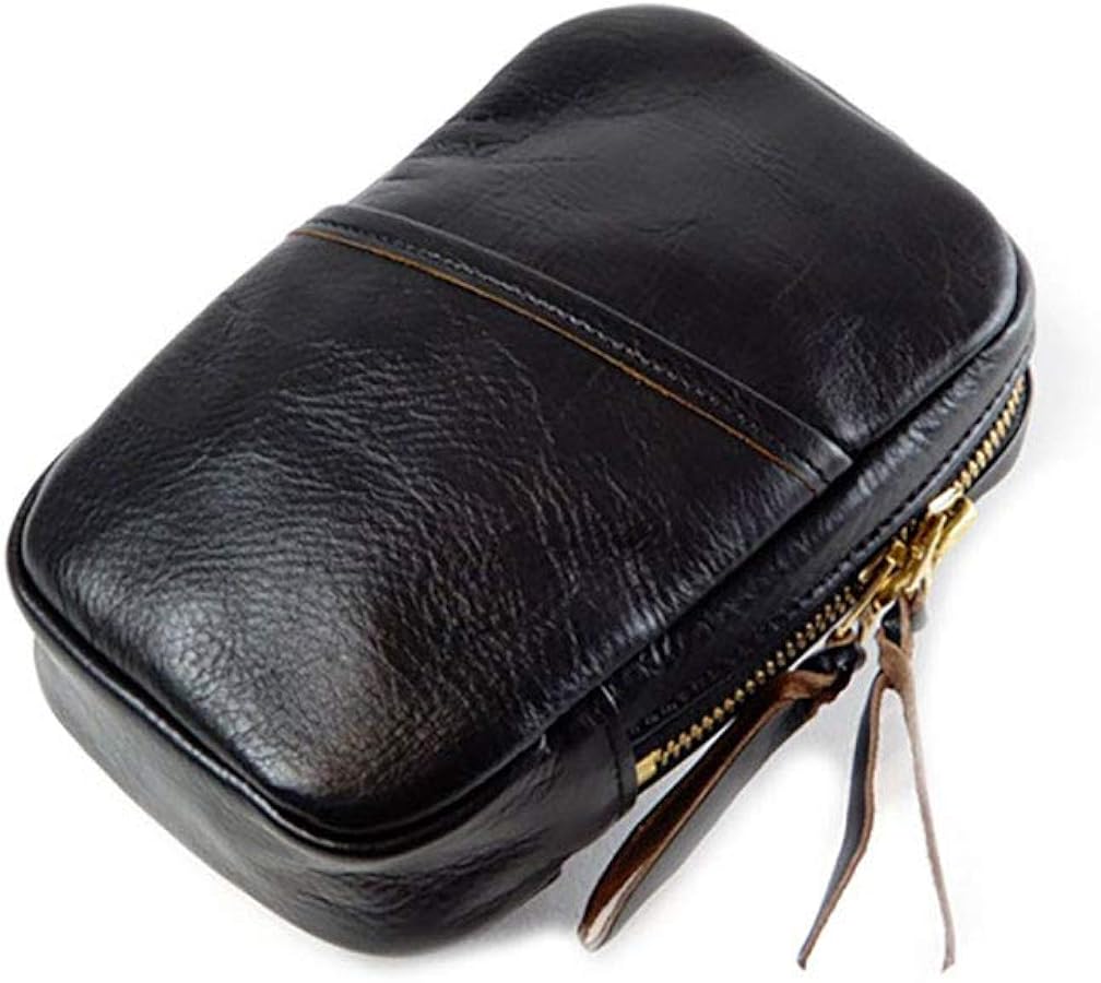 Amazon | [インセプション] メンズ ポーチ 新喜皮革 茶芯レザー 馬革