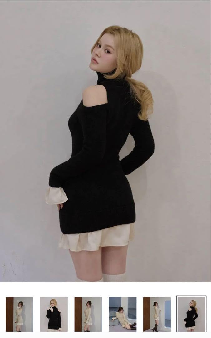 Amazon.co.jp: アンドマリー andmary Demi knit mini dress : 文房具