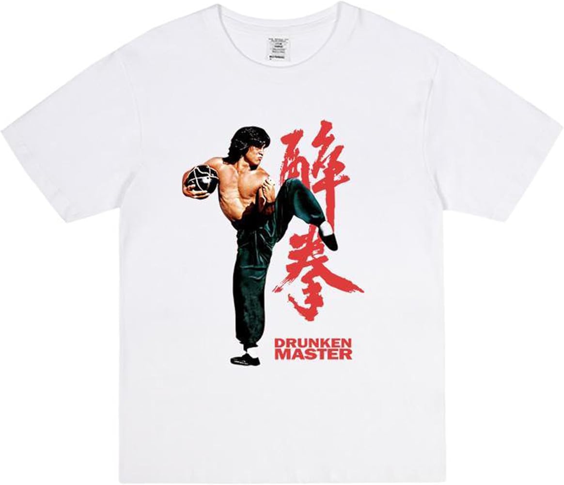Amazon | ジャッキーチェン tシャツ 酔拳 半袖 夏服 綿 スポーツ