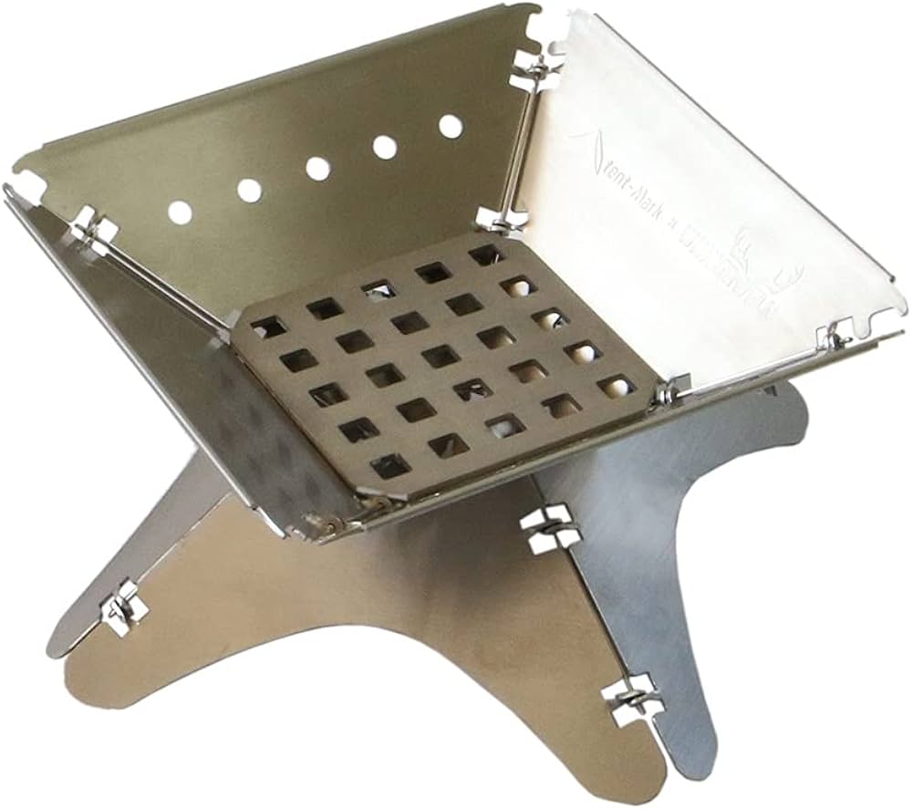 Amazon.co.jp: テンマクデザイン フラット焚火台 [M] 専用灰受