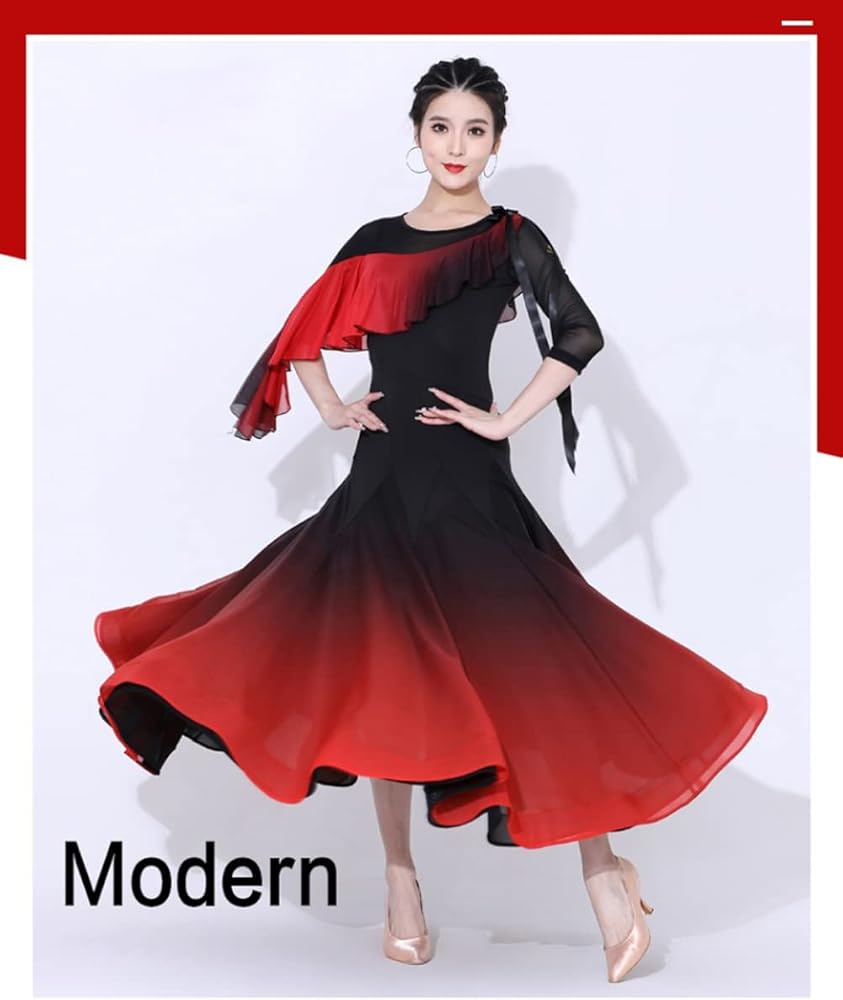 Amazon.co.jp: [RIKOUZY] 社交ダンスドレス フラメンコ 衣装