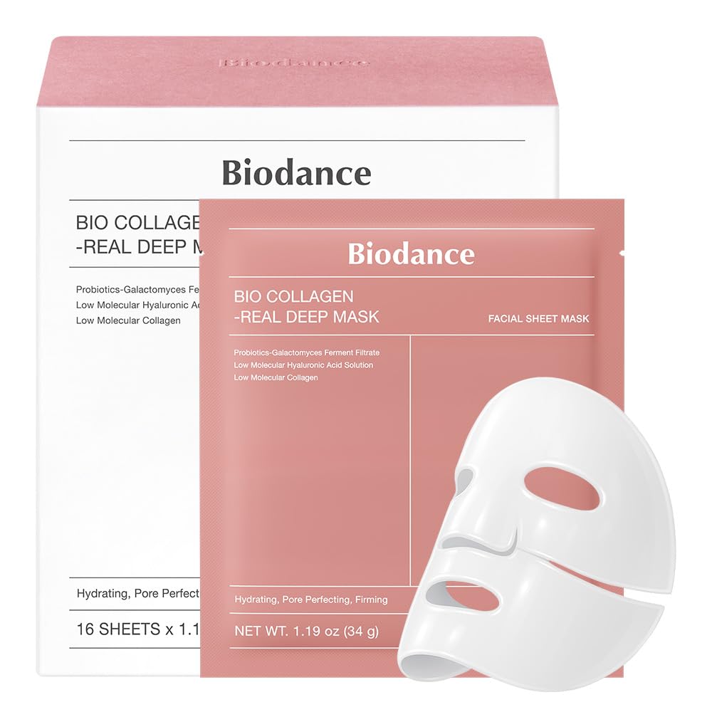 Amazon.co.jp: 【BIODANCE】Bio Collagen Real Deep Mask (16 sheets